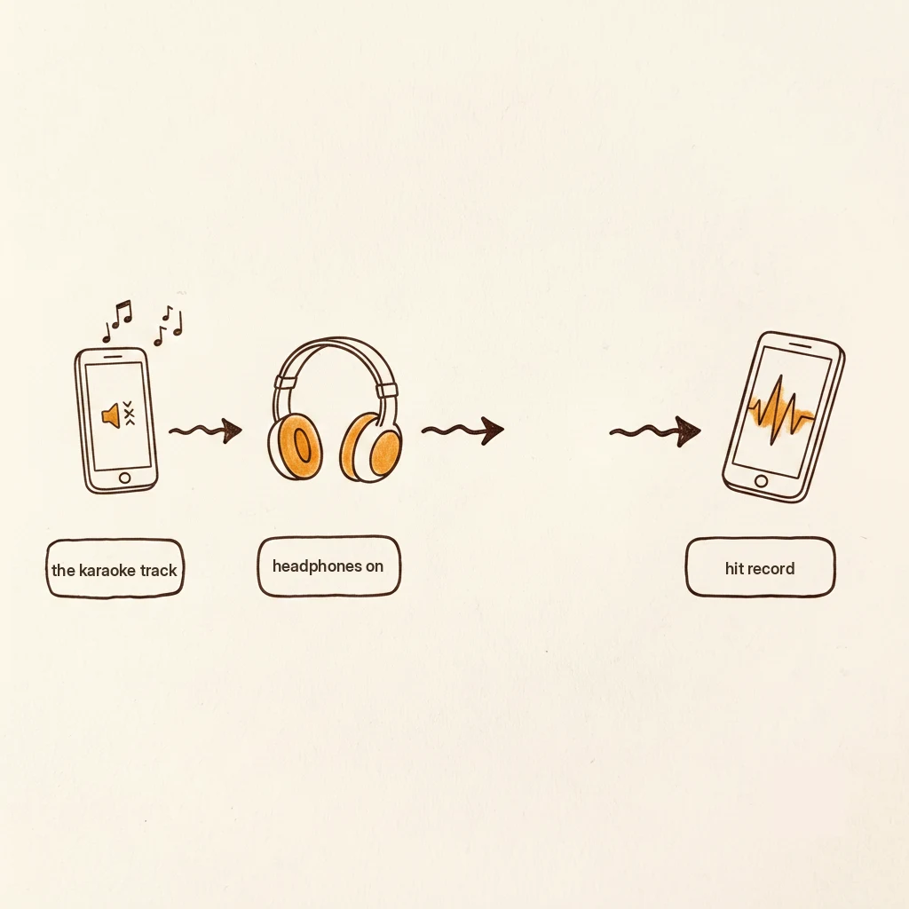 how to record yourself singing over music with free phone apps