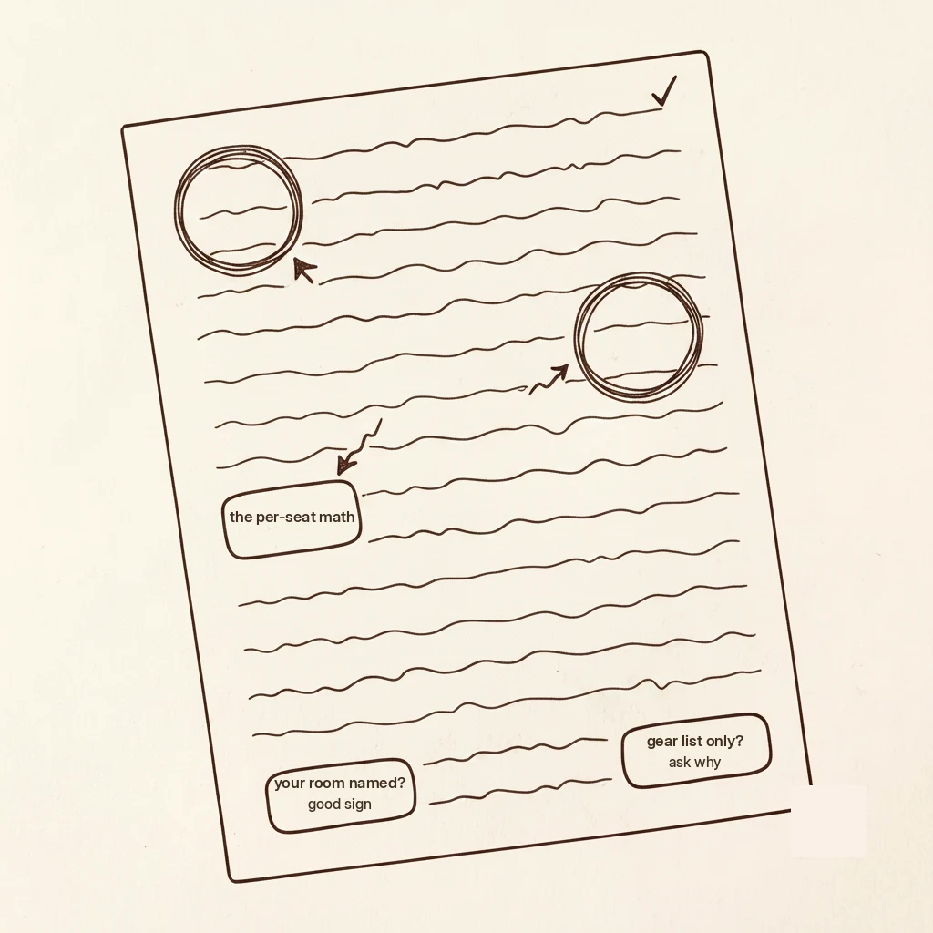 how to read a church sound system installation quote
