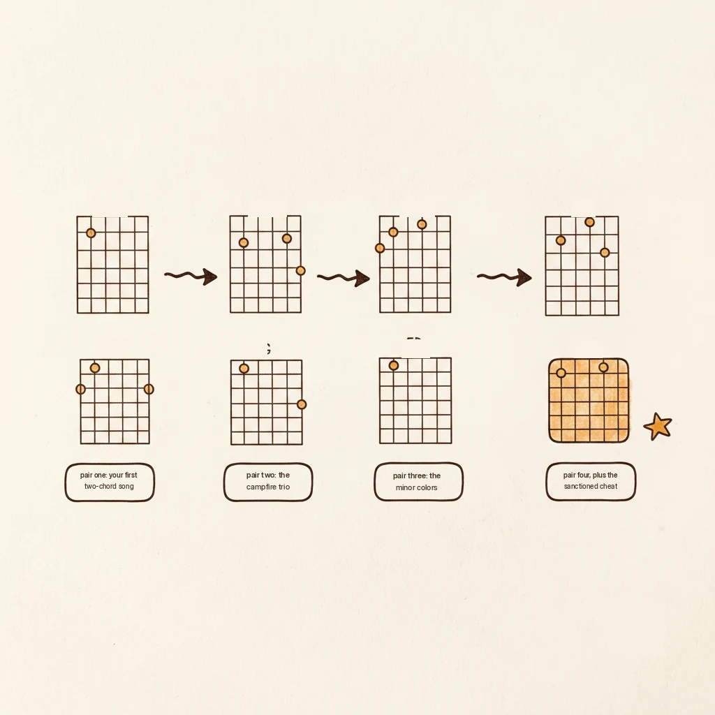 guitar chords for beginners in the order to learn them