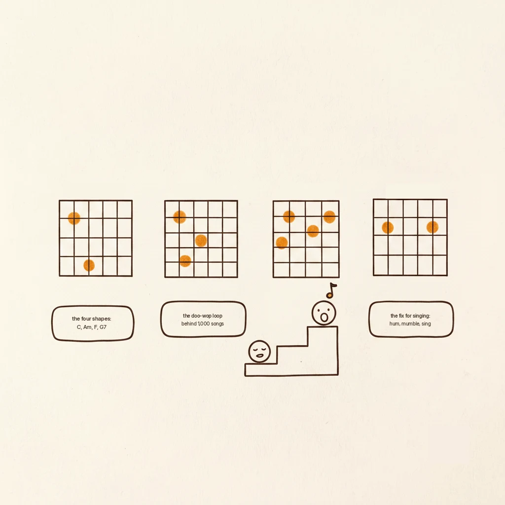ukulele chords for beginners: the four shapes and how to sing while playing them